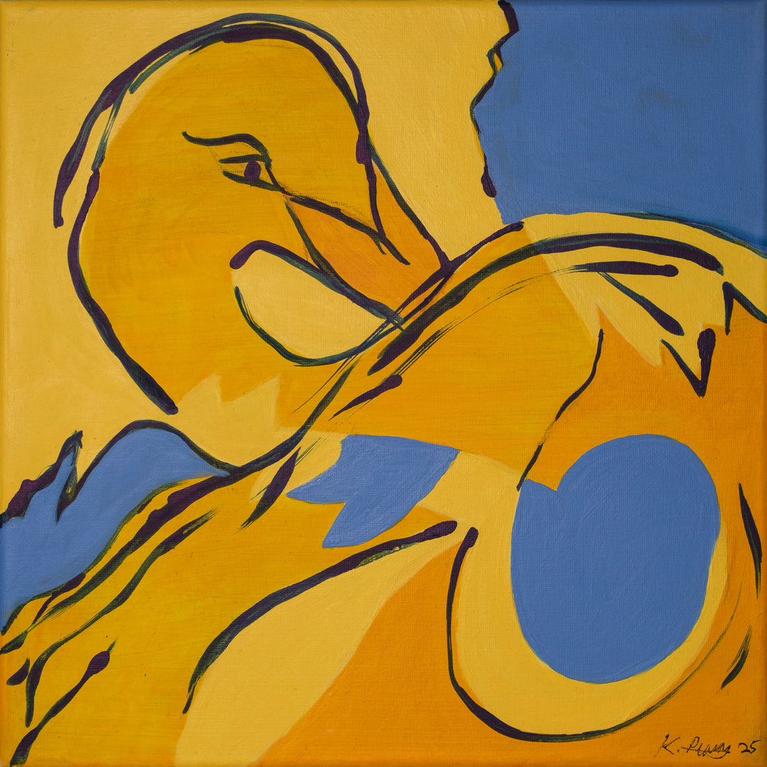 Swan Painting Series #6