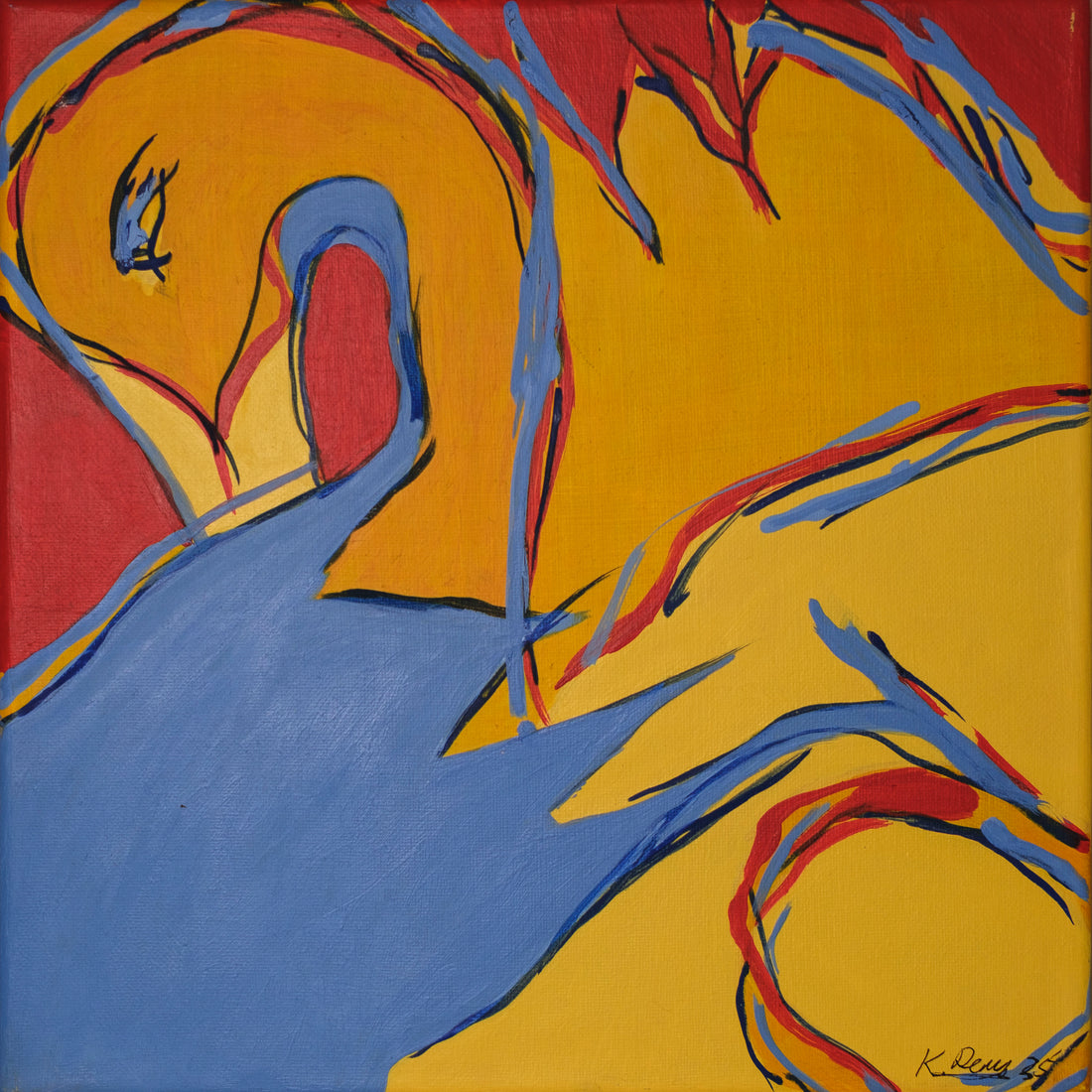 Swan Painting Series #9