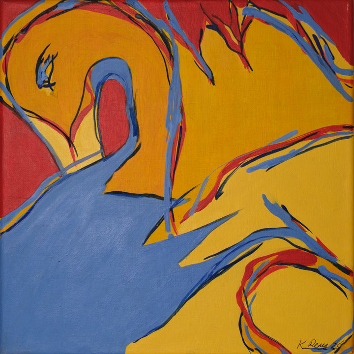 Swan Painting Series #9
